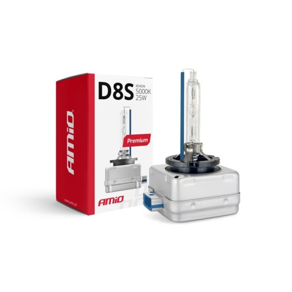 Bombilla xenón tipo D8S 5000K AMiO PREMIUM