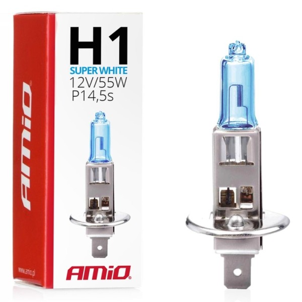Bombilla halógena H1 12V 55W Super White