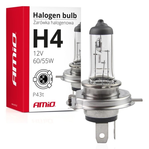 Bombilla halógena H4 12V 60/55W UV filter (E4)