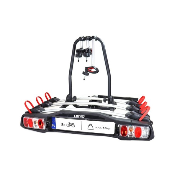 Portabicicletas de bola de remolque para 3 bicicletas TBC-01/3