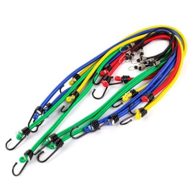 Juego de 12 cuerdas elásticas (pulpos)