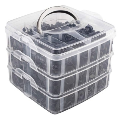 Juego de grapas (clips) para carrocería de 620 piezas