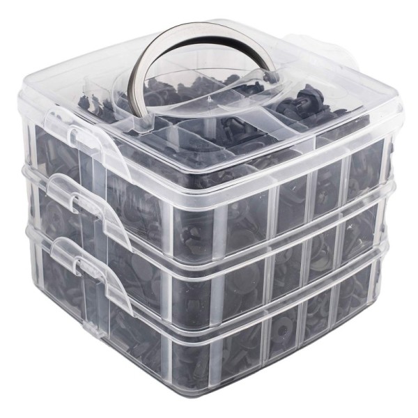 Juego de grapas (clips) para carrocería de 620 piezas