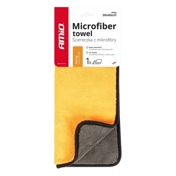 Bayeta de microfibra para abrillantar 30x40cm 600g/sqm