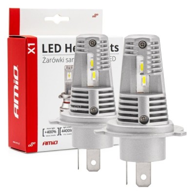 Lámparas Luz de Cruce LED H4/H19 X1 Series AMiO