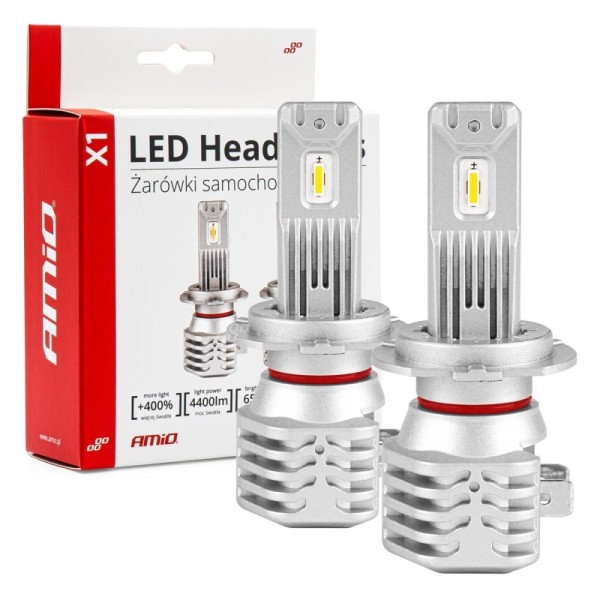 Lámparas Luz de Cruce LED X1 mini 44W Series H7/H18 amio