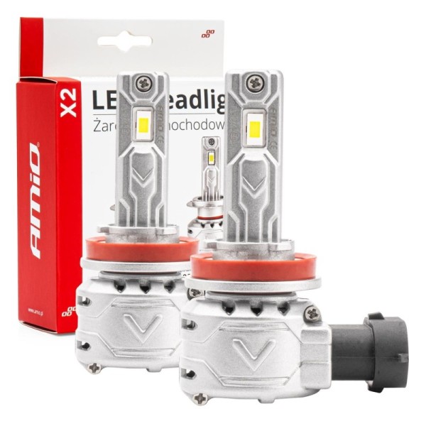Lámparas Luz de Cruce LED H8/H9/H11/H16 X2 Series AMiO