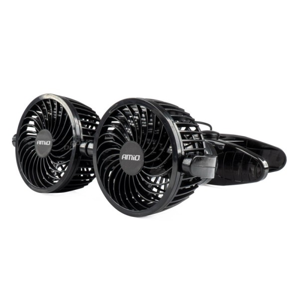 Ventilador de coche con clip 2x4" de 24 voltios