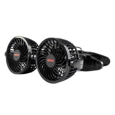 Ventilador de coche con clip 2x4" de 12 voltios