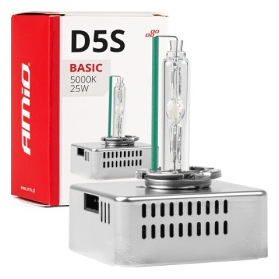 Lampara xenón tipo D5S 25W 5000K AMiO BASIC