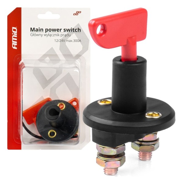 Interruptor desconectador de Batería 12/24V max 150A, pico 300A