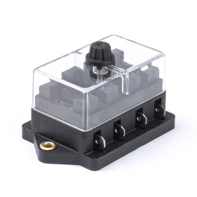 Caja de fusibles 4 vías 30A máximo