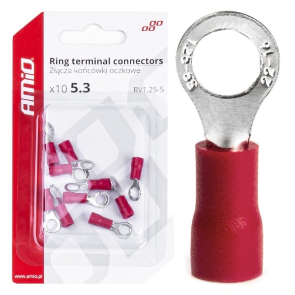 Terminal tipo Ojo RV 1.25-5 10 uds.