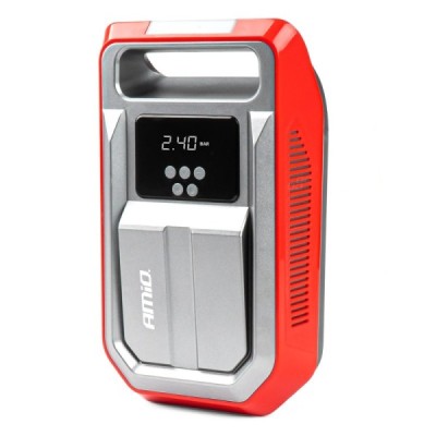 Compresor de aire para coche con manómetro digital y luz LED 12V ACOMP-18