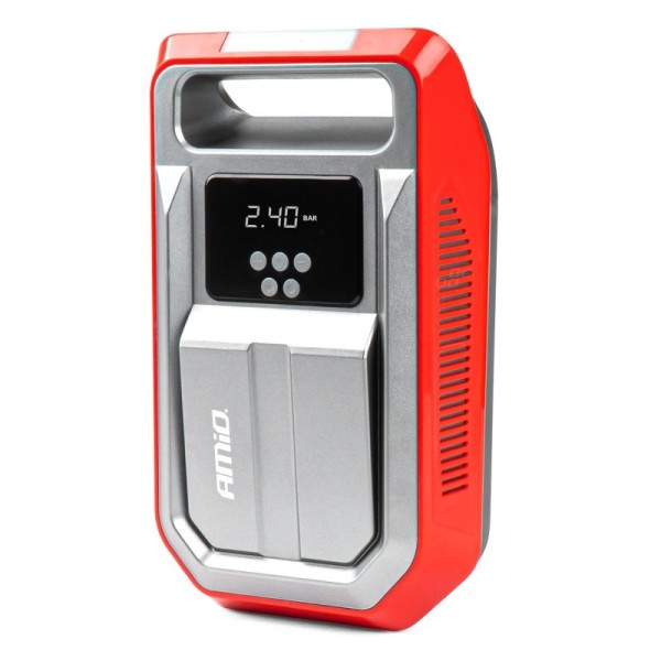 Compresor de aire para coche con manómetro digital y luz LED 12V ACOMP-18