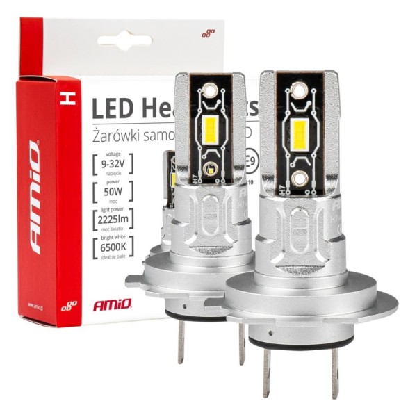 Lamparas Luz de Cruce LED H7/H18 H-mini AMiO