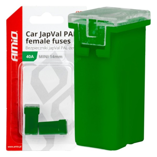 Fusible JapVal PAL Hembra 40A AMIO-03438 2 unidades