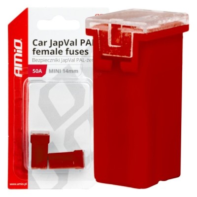 Fusible JapVal PAL Hembra 50A AMIO-03439 2 unidades