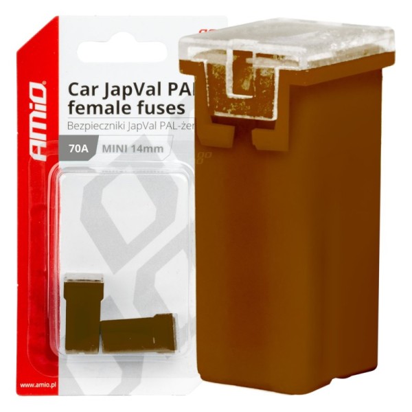 Fusible JapVal PAL Hembra 70A AMIO-03441 2 unidades