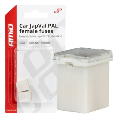 Fusible JapVal PAL Hembra 25A AMIO-03452 2 unidades