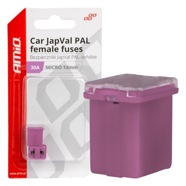 Fusible JapVal PAL Hembra 30A AMIO-03453 2 unidades