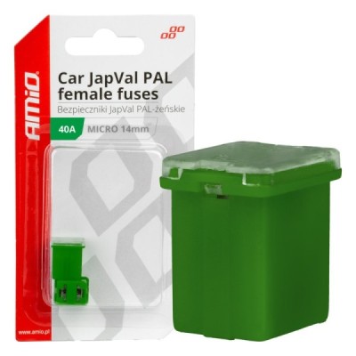 Fusible JapVal PAL Hembra 40A AMIO-03454 2 unidades