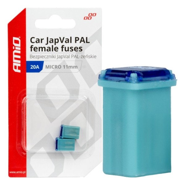 Fusible JapVal PAL Hembra 20A AMIO-03458 2 unidades