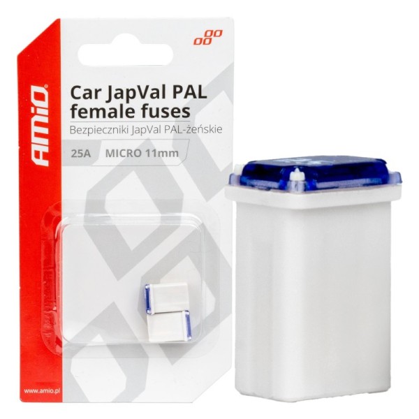 Fusible JapVal PAL Hembra 25A AMIO-03459 2 unidades