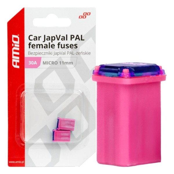 Fusible JapVal PAL Hembra 30A AMIO-03460 2 unidades