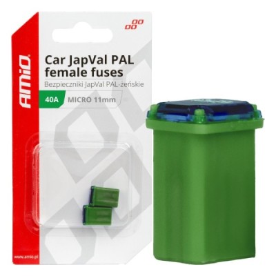 Fusible JapVal PAL Hembra 40A AMIO-03461 2 unidades