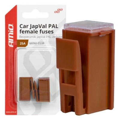 Fusible JapVal PAL Hembra 25A AMIO-03412 2 unidades