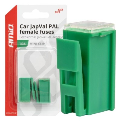 Fusible JapVal PAL Hembra 30A AMIO-03413 2 unidades