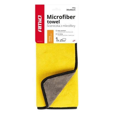 Toalla de microfibra 40x60cm 950g AMIO-03756