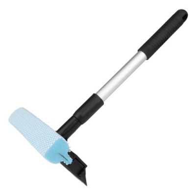 Rasqueta Limpiacristales de aluminio 20cm cabeza 35/48cm AMIO-03853