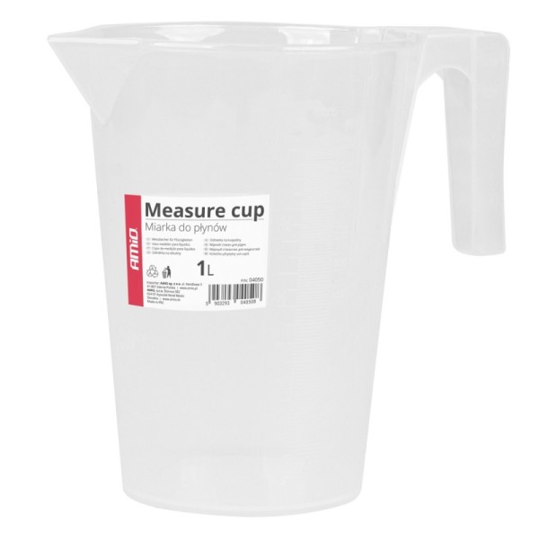Vaso medidor para líquidos 1 Litro AMIO-04050