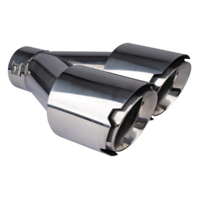 Cola de escape acero inoxidable cromado DERECHA AMIO-04068