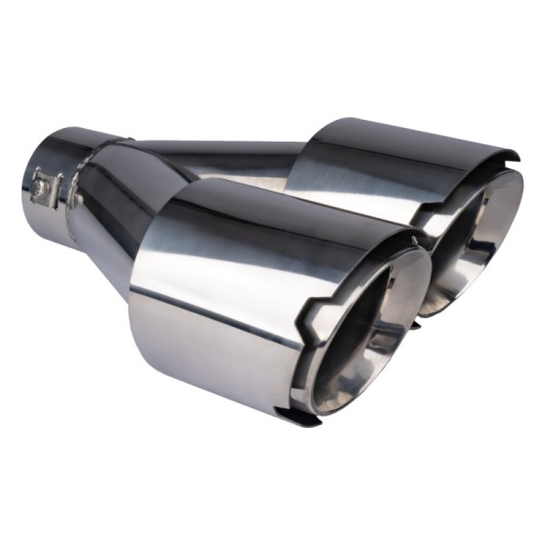Cola de escape acero inoxidable cromado DERECHA AMIO-04068