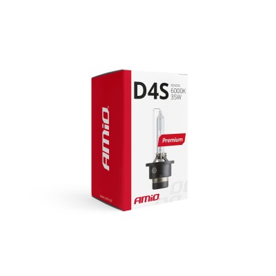 Bombilla xenón tipo D4S 6000K AMiO PREMIUM