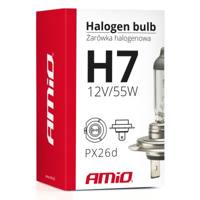 Bombilla halógena H7 12V 55W UV filter (E4)