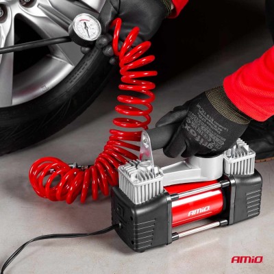 Compresor de Aire para Coche 2 cilindros 12V HQ Acomp-04