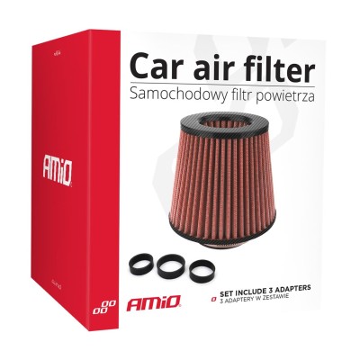 Filtro de Aire AF-Carbon + 3 Adaptadores de Montaje