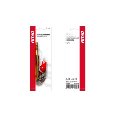 Comprobador Metálico de Voltaje 6-24 V