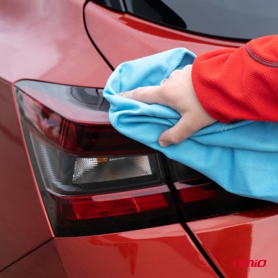 Bayeta de microfibra para abrillantar/ limpiar de cristales 30x40cm AMIO-01747