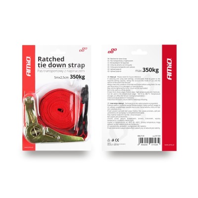 Cincha de sujeción con tensor 350kg 25mm 5m BELT-01