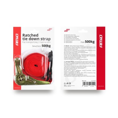 Cincha de sujeción con tensor 500kg 25mm 5m BELT-02