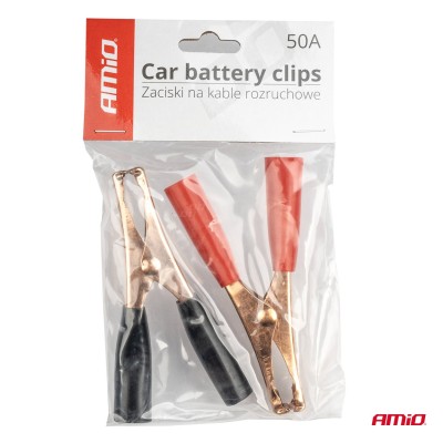 Pinzas para Batería 30-50AMP, 2 unid. AMIO-01733
