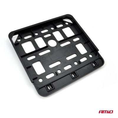 Marco Matrícula - scooter- color NEGRO