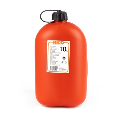 Bidón plástico para conbustible 10L, rojo