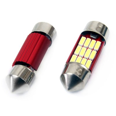 LED CANBUS 4014 12SMD Festoon C5W C10W C3W 31mm White 12V/24V
