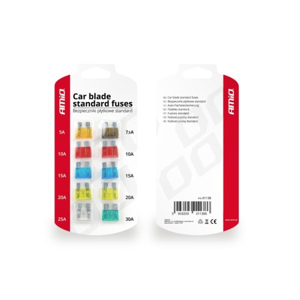 Fusibles STÁNDARD 10 unids blister